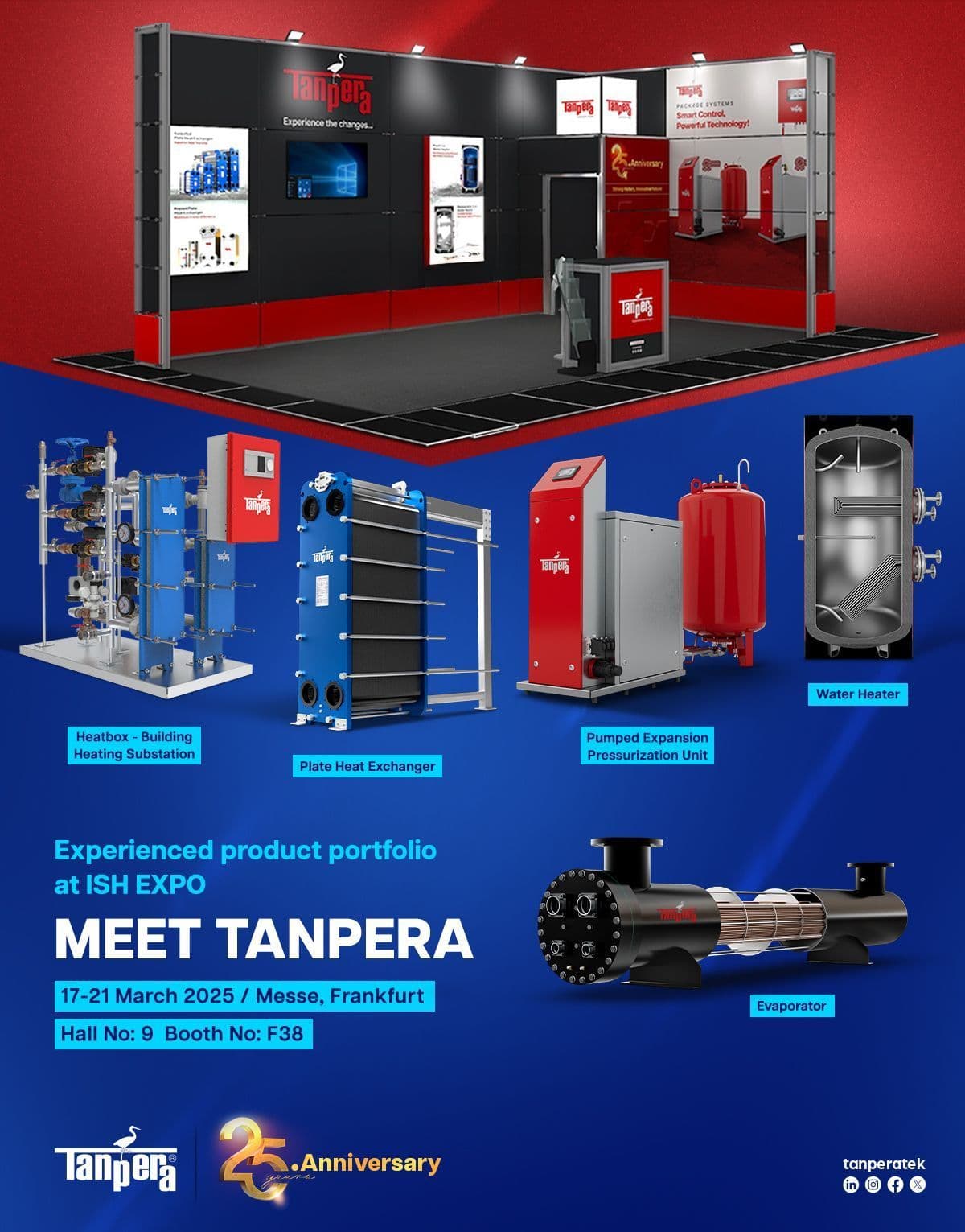 In Its 25th Year, Tanpera Showed Its Strength at ISH 2025!