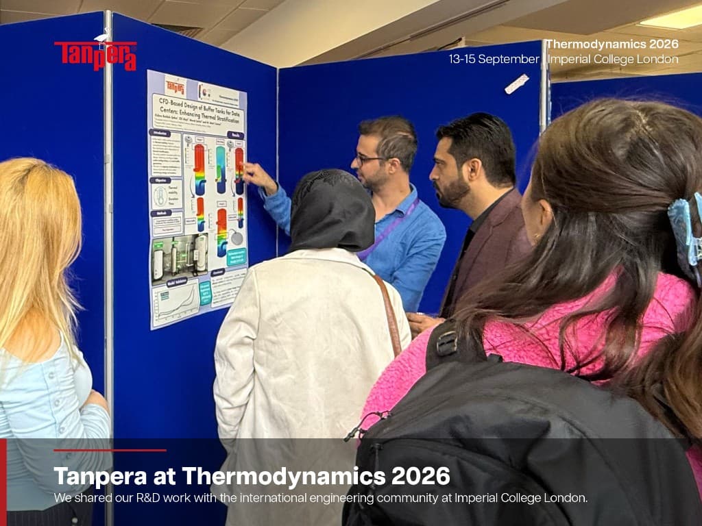 Tanpera R&D Centre Presented Its CFD-Based Study on Data Centre Cooling Systems at Thermodynamics 2026